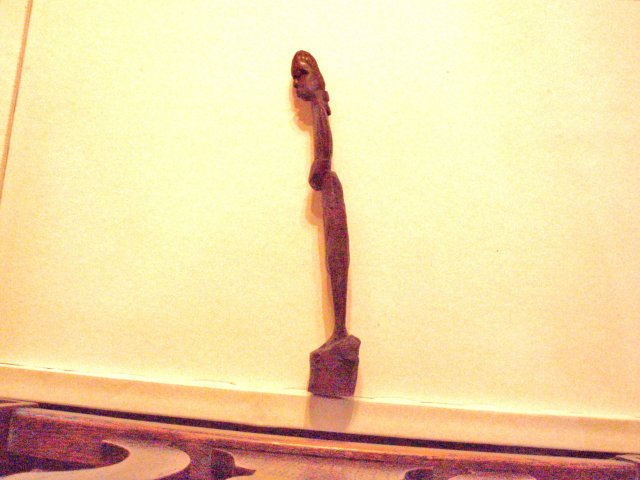 carved wooden native