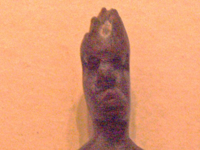 carved wooden native