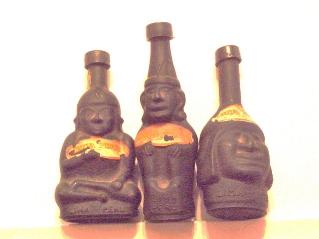 bottle-like figures set of 3