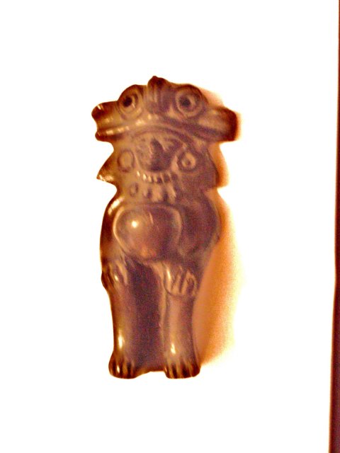 carved figurines set of two