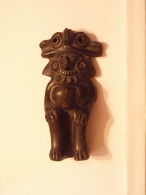 carved figurines set of two