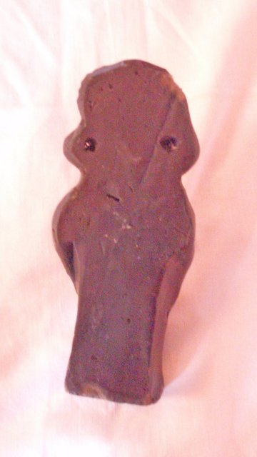 carved figurines set of two