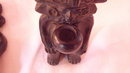 carved figurines set of two