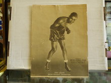 joe louis1932 window show card