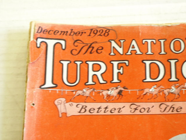 dec 1928 national turf digest