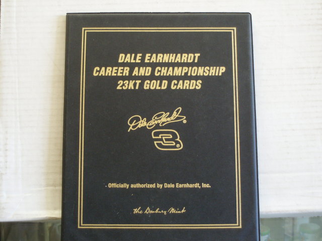 2001 dale earnhardt sr. career and championship 23kt trading cards