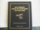 2001 dale earnhardt sr. career and championship 23kt trading cards