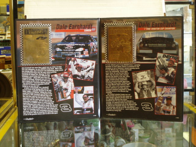 2001 dale earnhardt sr. career and championship 23kt trading cards