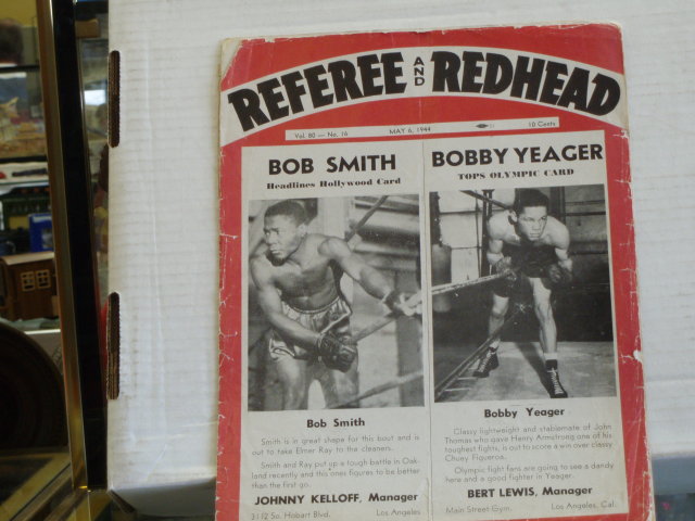 1944 referee and redheads boxing magazine