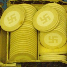 nazi poker chips (white) sold individually