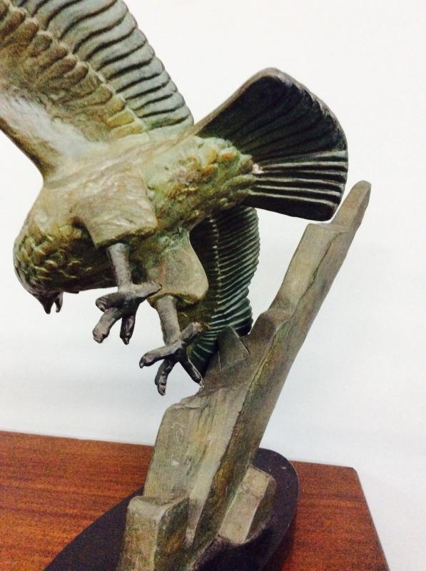 French Bronze Sculpture Signed Rulas