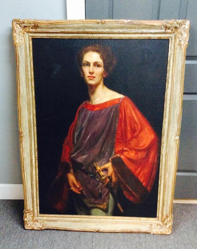 Oil on Canvas painting circa late 19th Century
