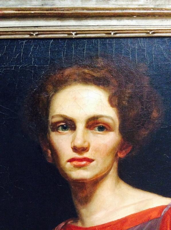 Oil on Canvas painting circa late 19th Century