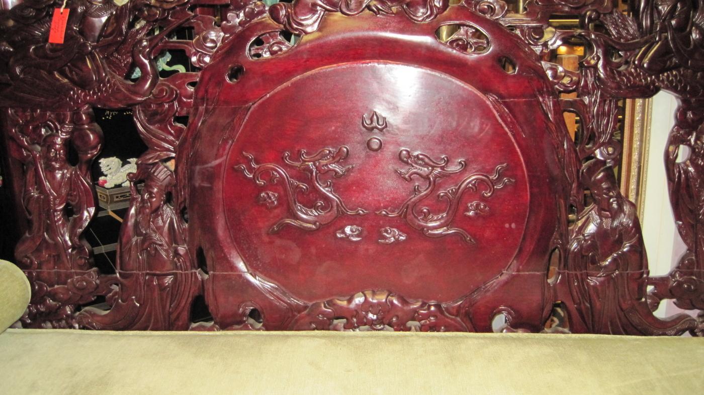 Rosewood Carved Sofa