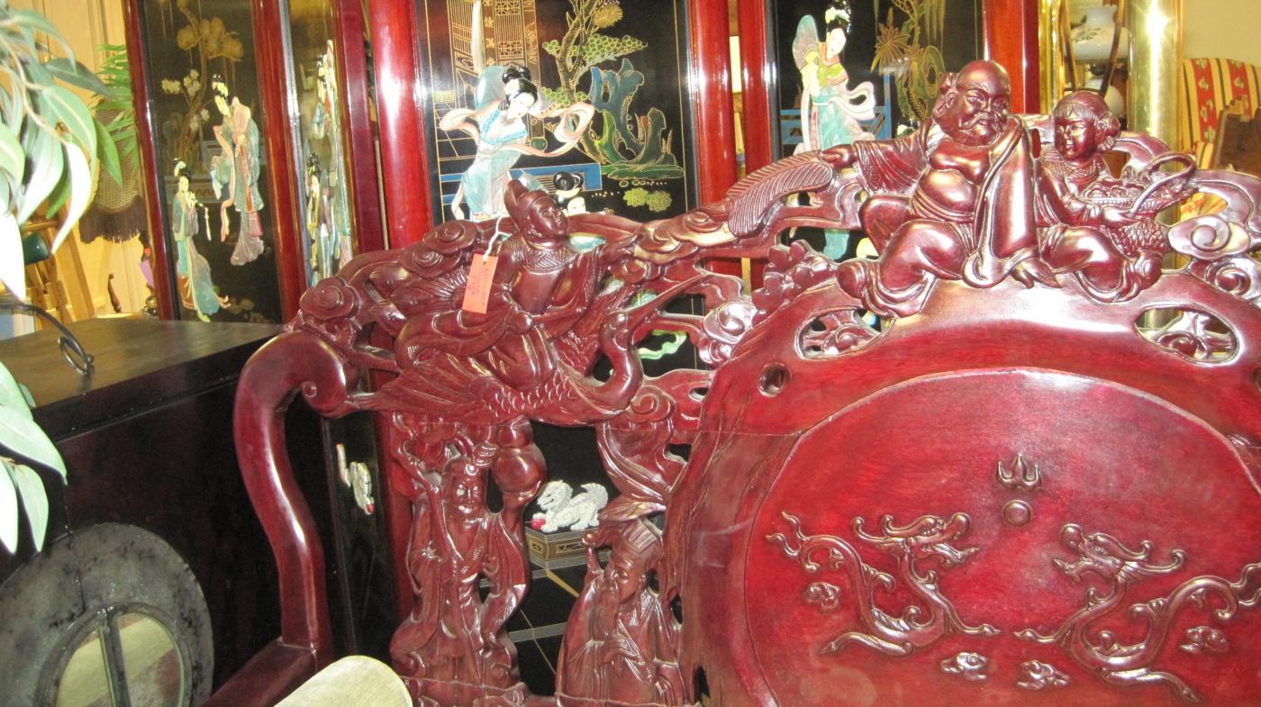 Rosewood Carved Sofa