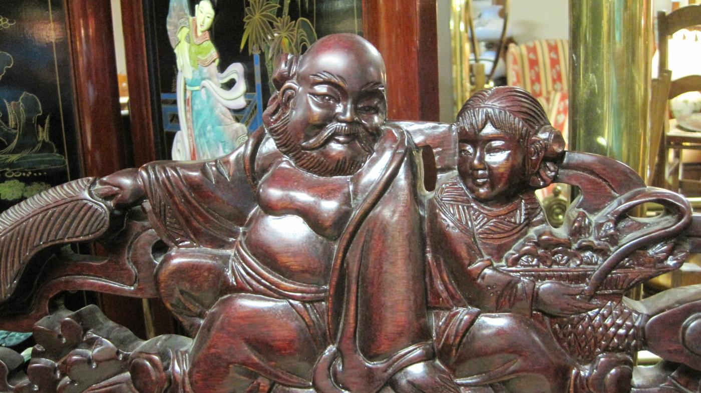 Rosewood Carved Sofa