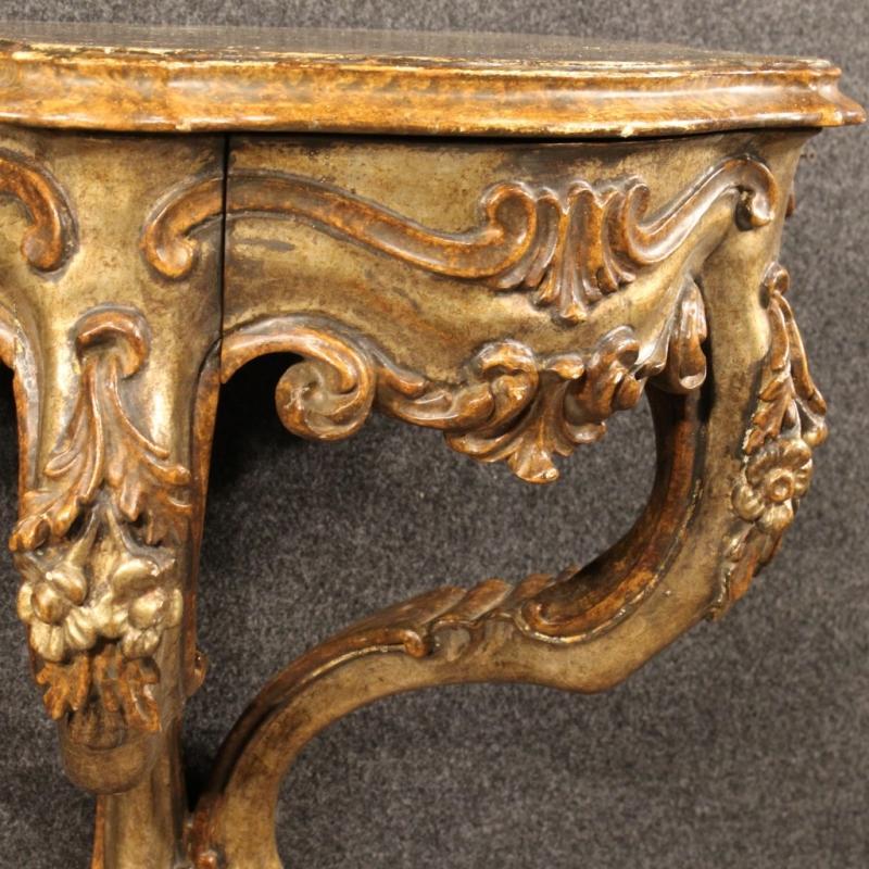 20th Century Pair Of Italian Shelves In Silver Wood