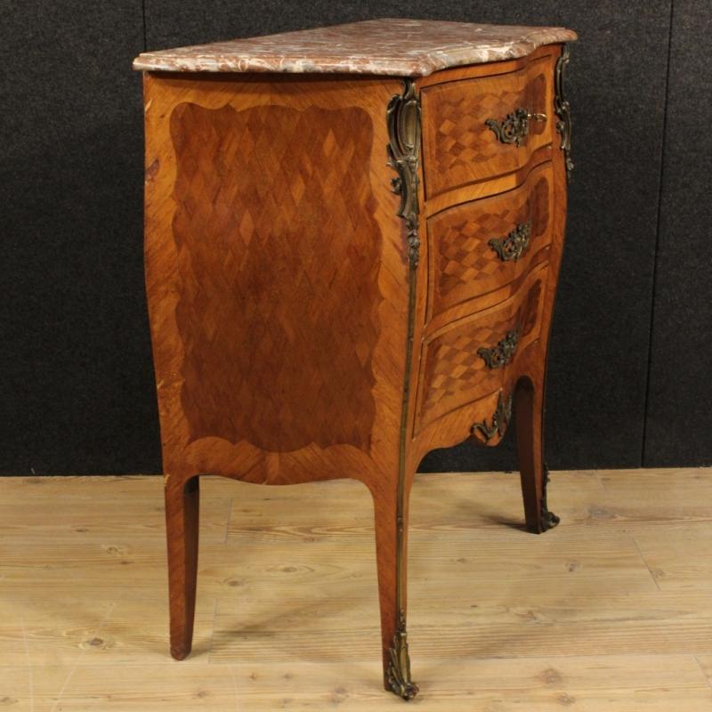 20th Century French Small Dresser With Marble Top