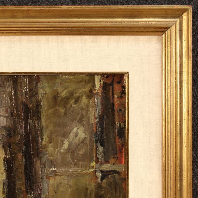 20th Century Italian Signed Painting View Of Venice