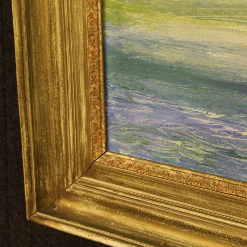 20th Century Impressionist Seascape Painting