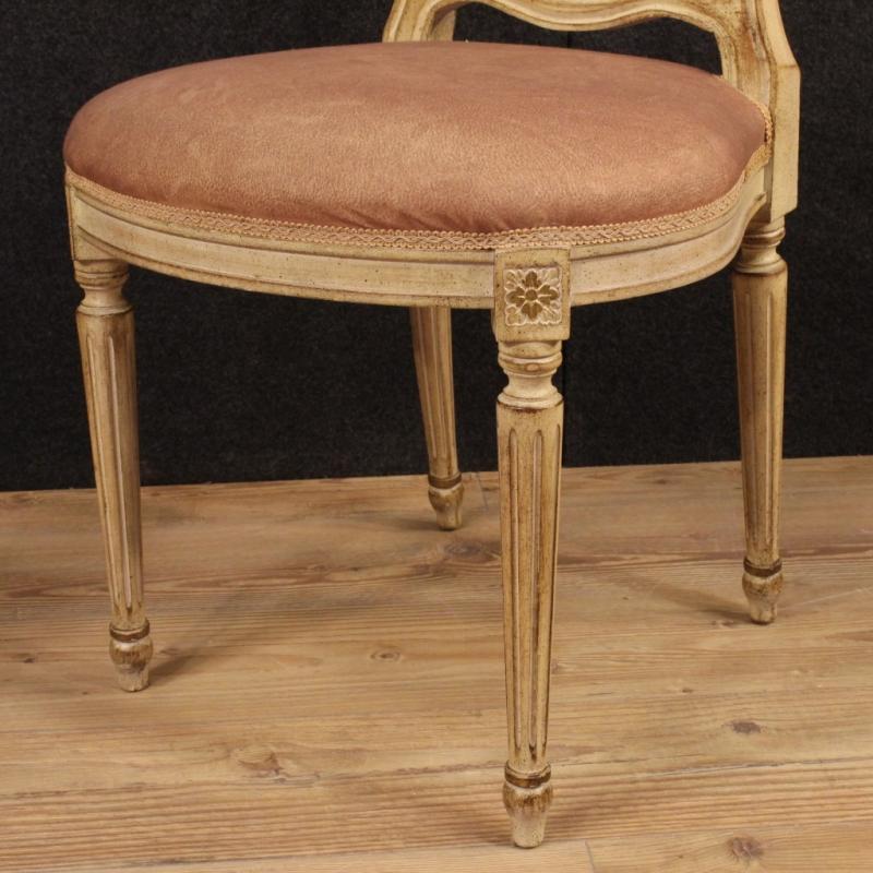 20th Century Group Of Four French Lacquered Chairs