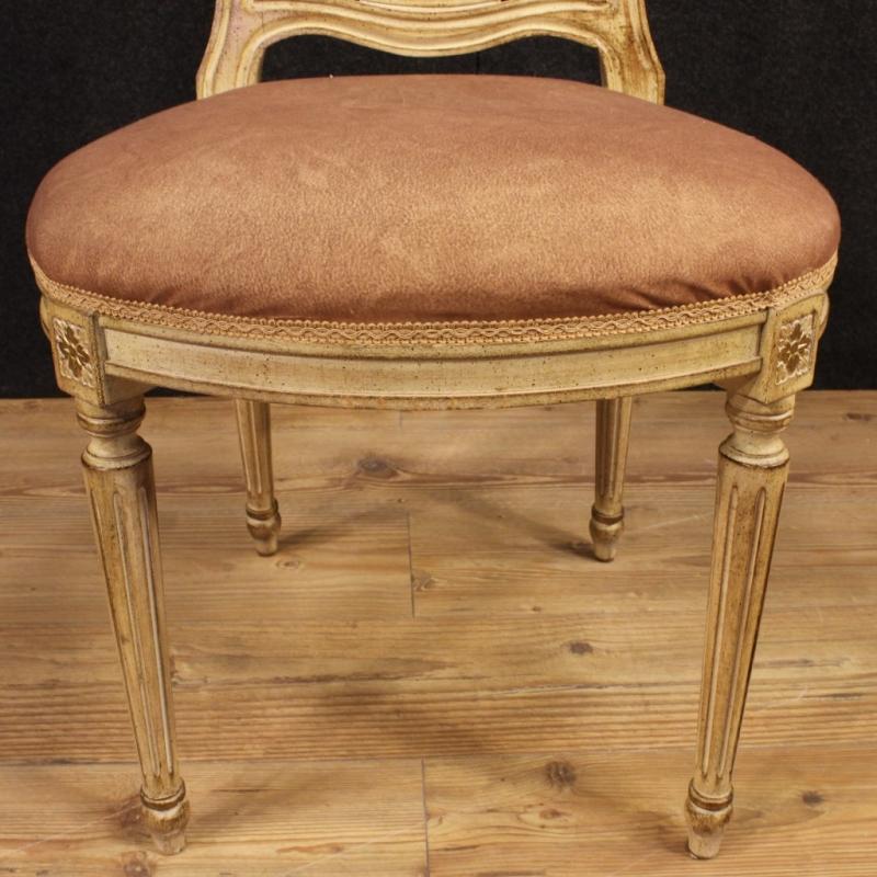 20th Century Group Of Four French Lacquered Chairs