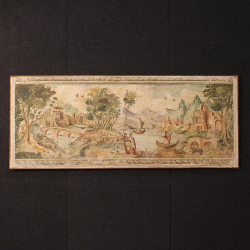 20th Century Italian Neoclassical Landscape Painting