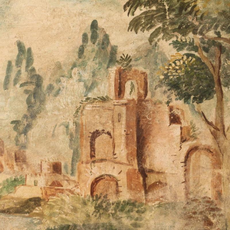 20th Century Italian Neoclassical Landscape Painting