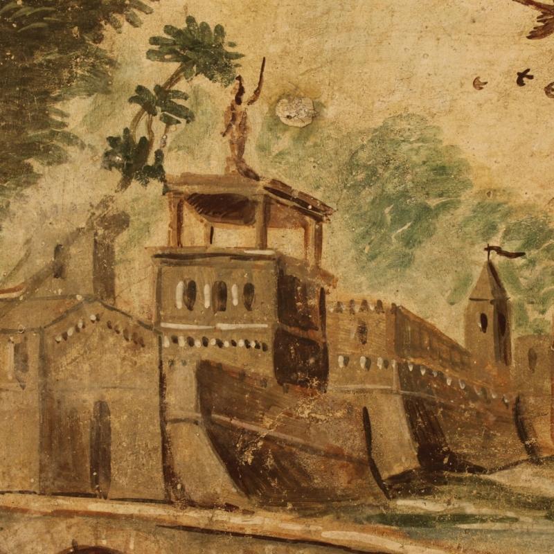 20th Century Italian Neoclassical Landscape Painting