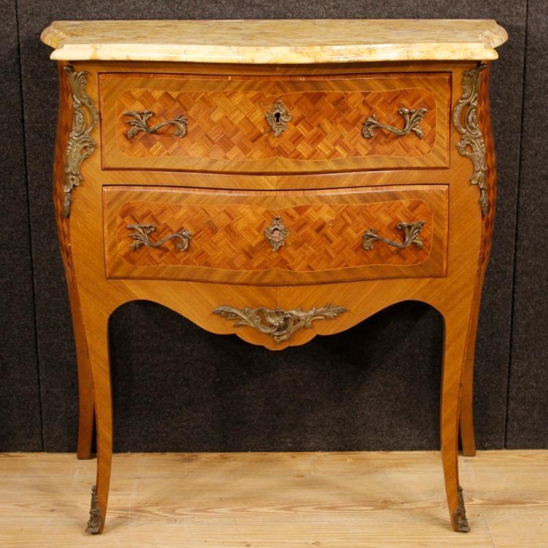 20th Century French Inlaid Dresser In Louis XV Style