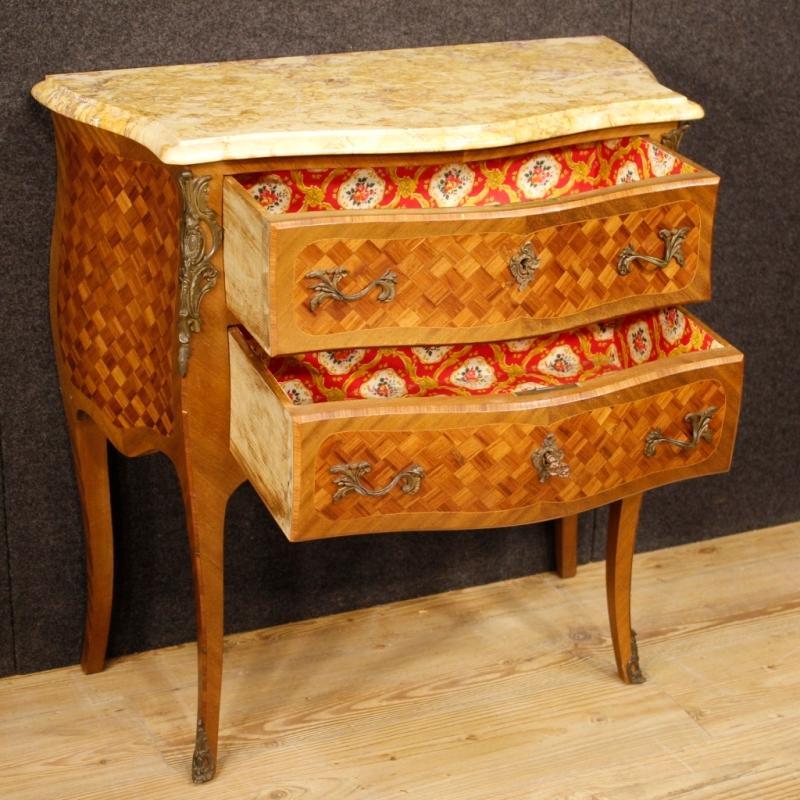 20th Century French Inlaid Dresser In Louis XV Style