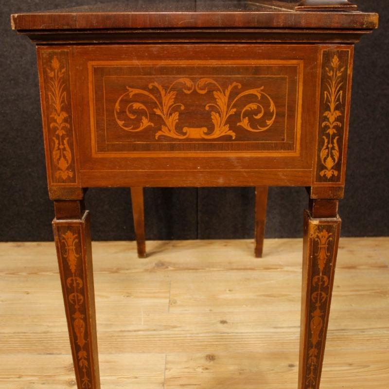 20th Century Italian Inlaid Dressing Table In Louis XVI Style