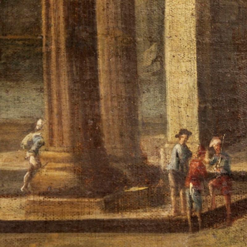 18th Century Italian Painting Architectural Landscape