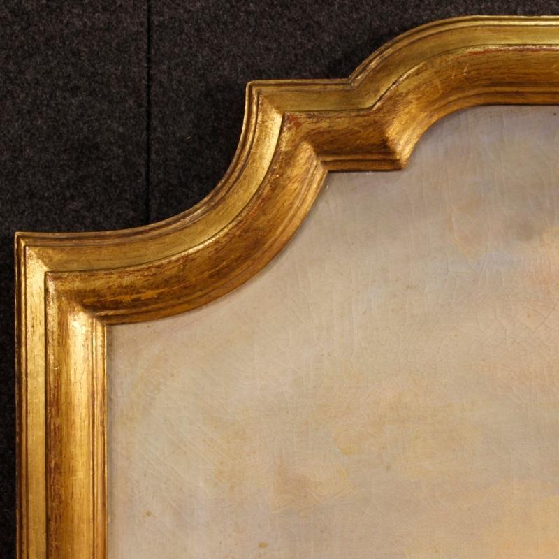 20th Century Italian Seascape Painting Oil On Canvas