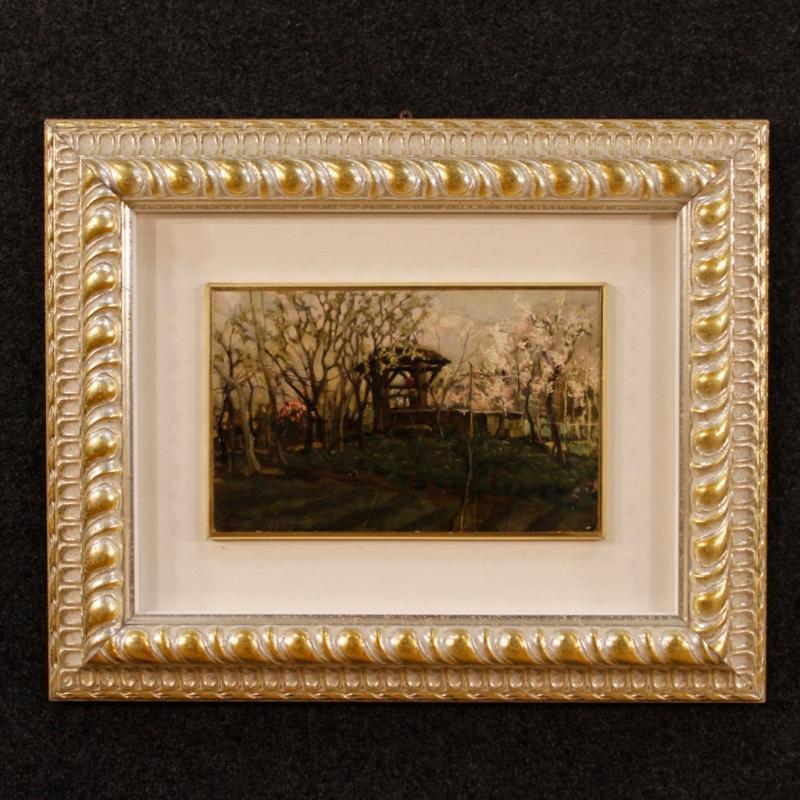 20th Century Italian Signed Landscape Painting