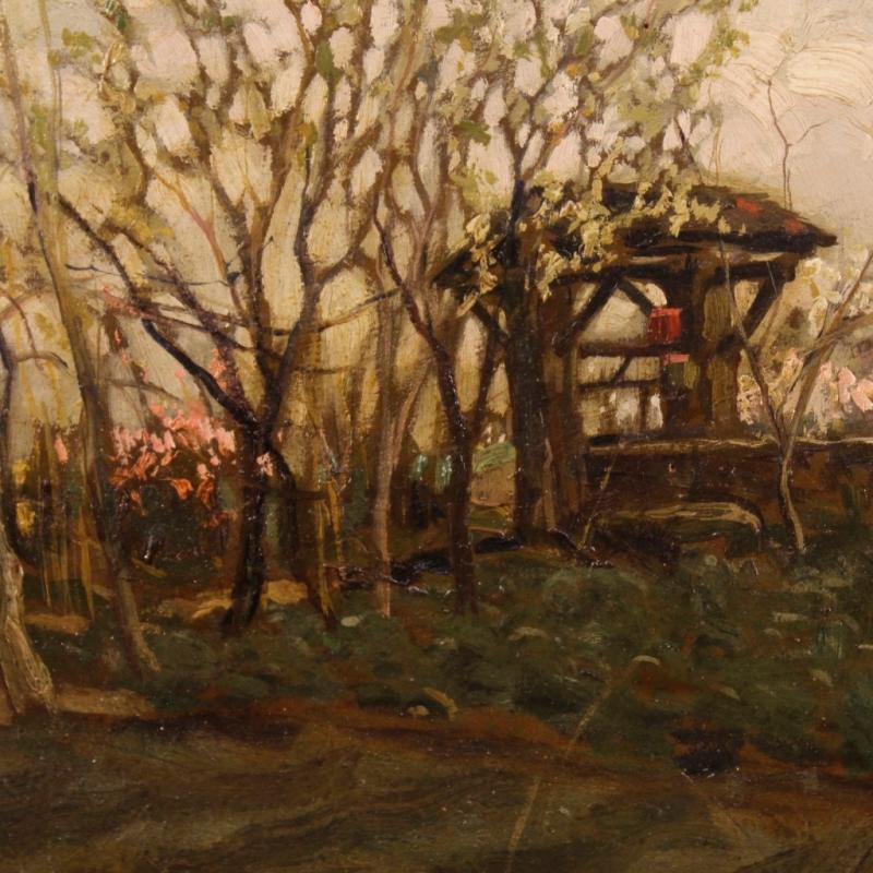 20th Century Italian Signed Landscape Painting