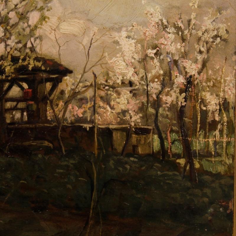 20th Century Italian Signed Landscape Painting