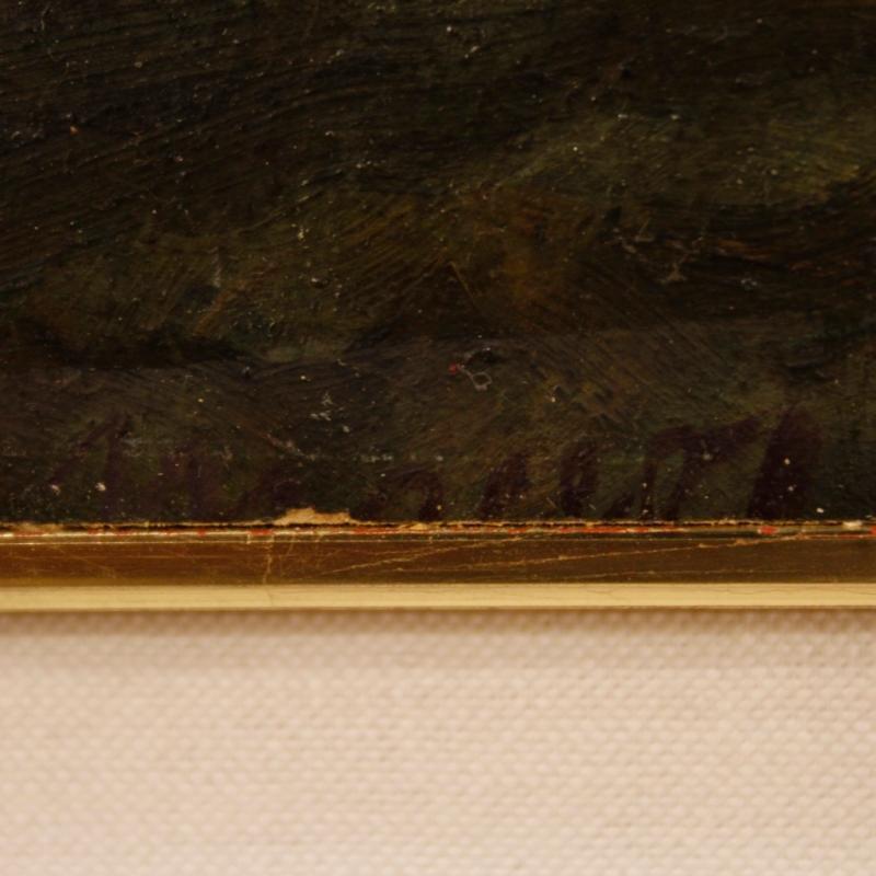 20th Century Italian Signed Landscape Painting