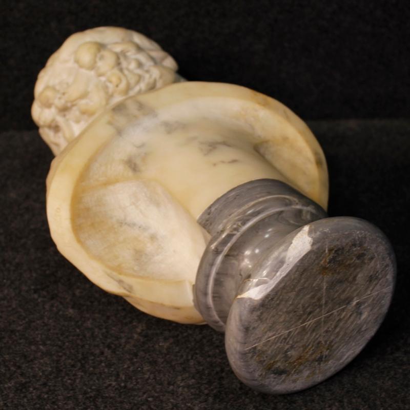 19th Century French Marble Sculpture Depicting Child Bust