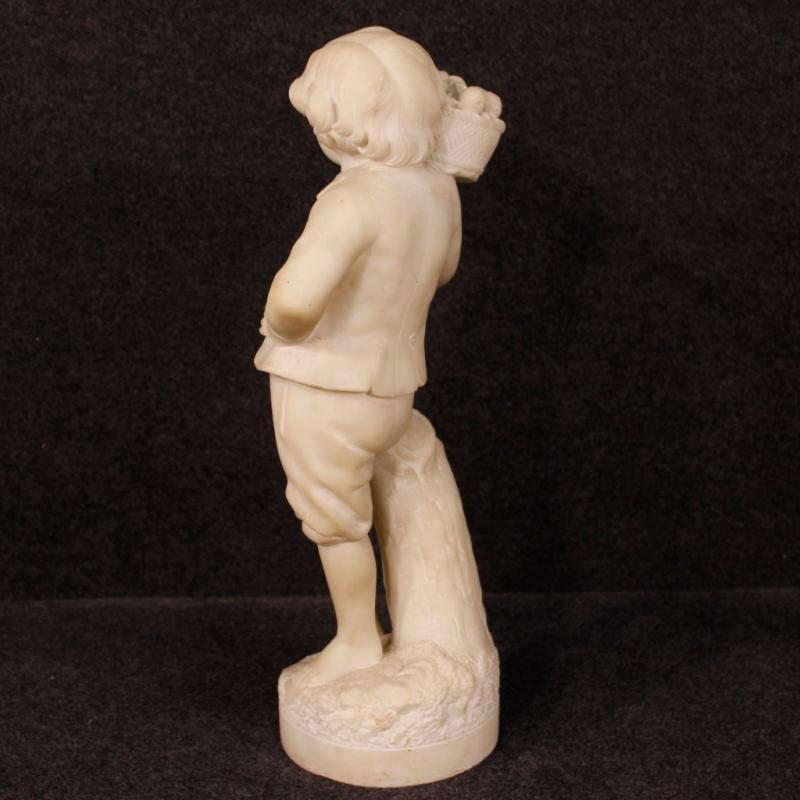 20th Century French Autumn Sculpture In Alabaster
