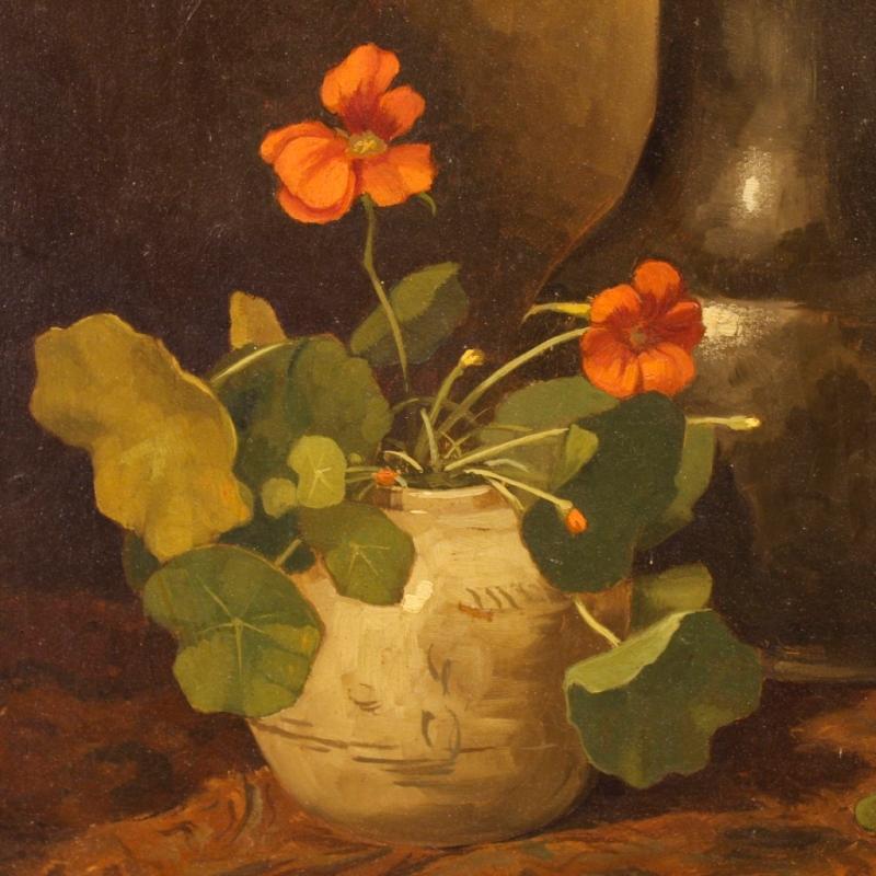 20th Century Dutch Oil Still Life Painting