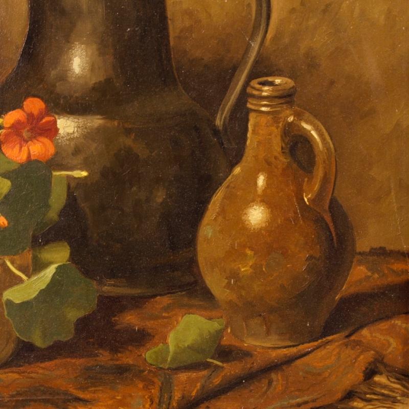 20th Century Dutch Oil Still Life Painting