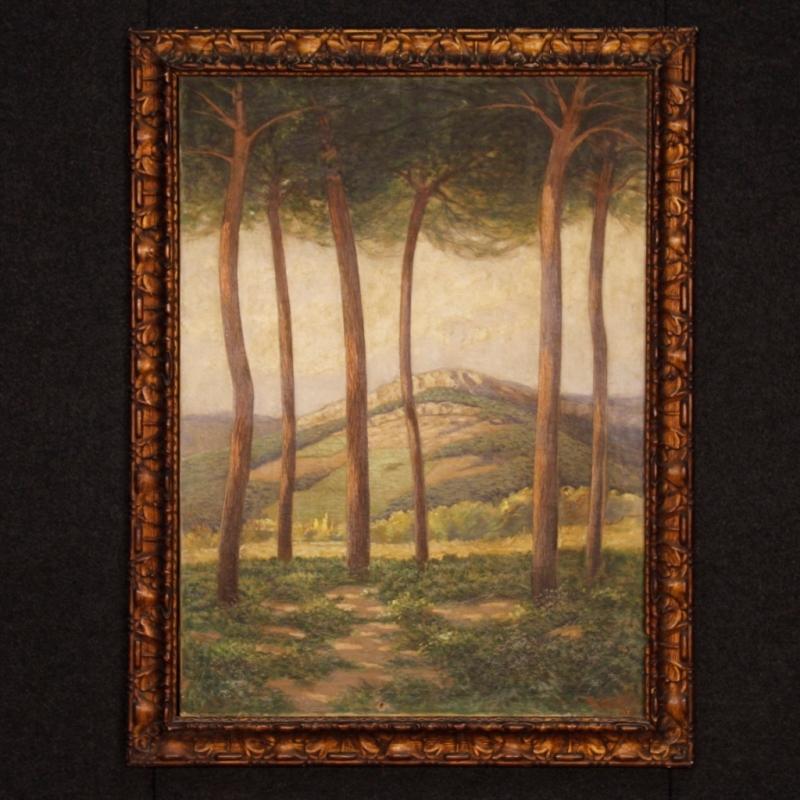 20th Century Spanish Signed Landscape Painting