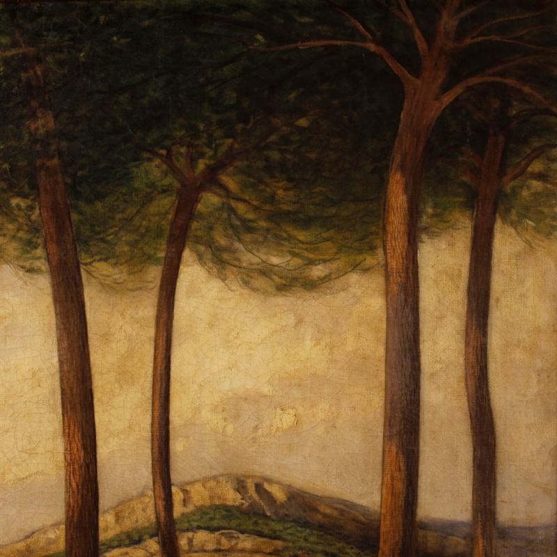 20th Century Spanish Signed Landscape Painting