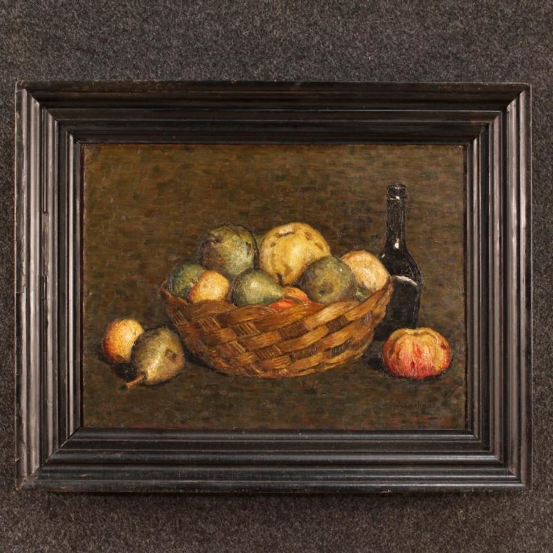 20th Century Dutch Still Life Oil Painting Signed And Dated
