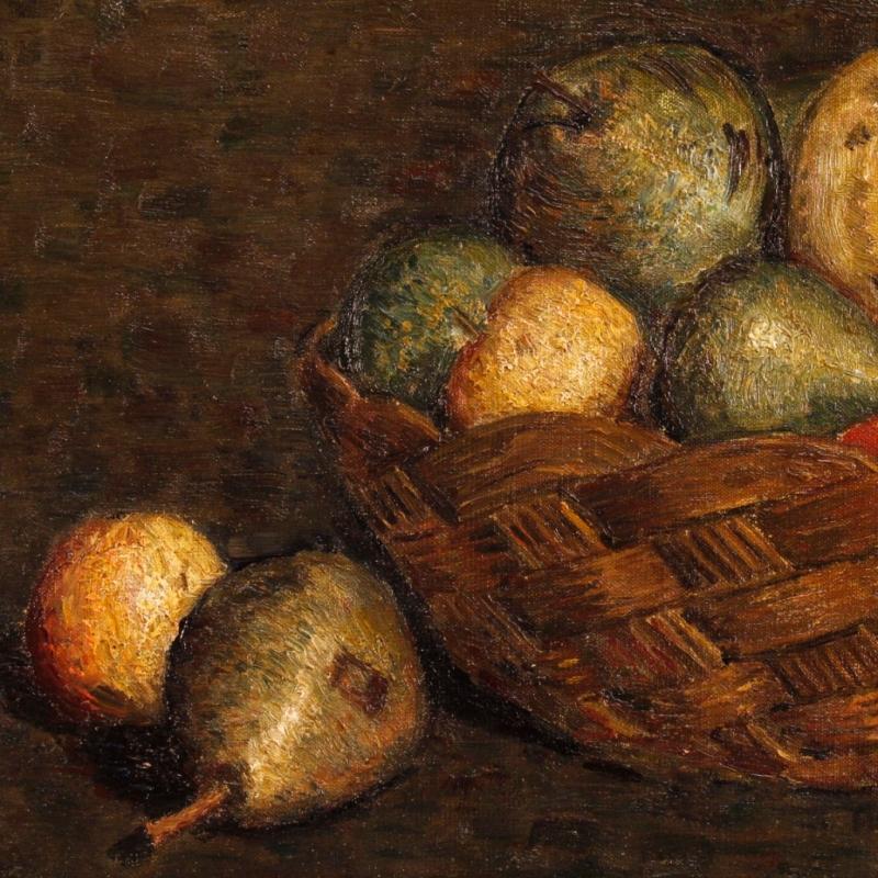 20th Century Dutch Still Life Oil Painting Signed And Dated