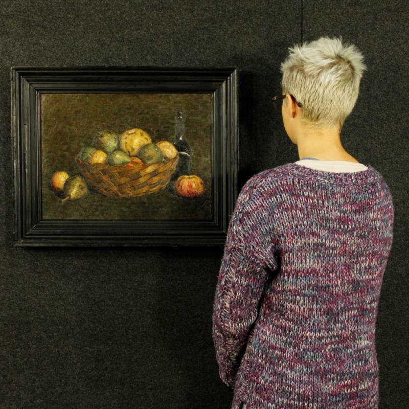 20th Century Dutch Still Life Oil Painting Signed And Dated