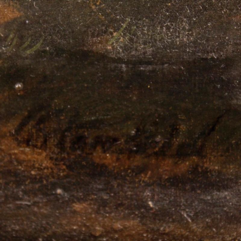 20th Century French Signed Landscape Oil Painting