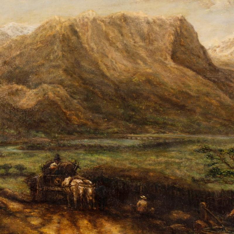 20th Century French Signed Landscape Oil Painting