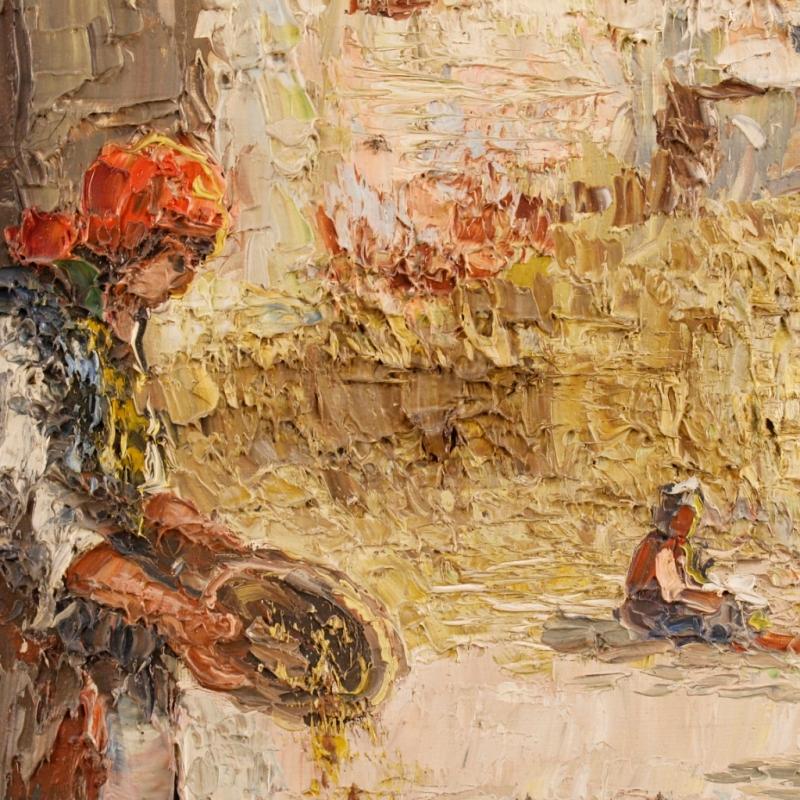 20th Century Italian Signed Oil Painting Depicting Rural Landscape